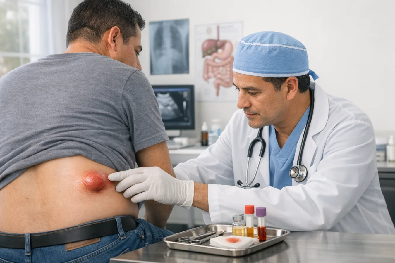 ¿Qué médico trata los abscesos?