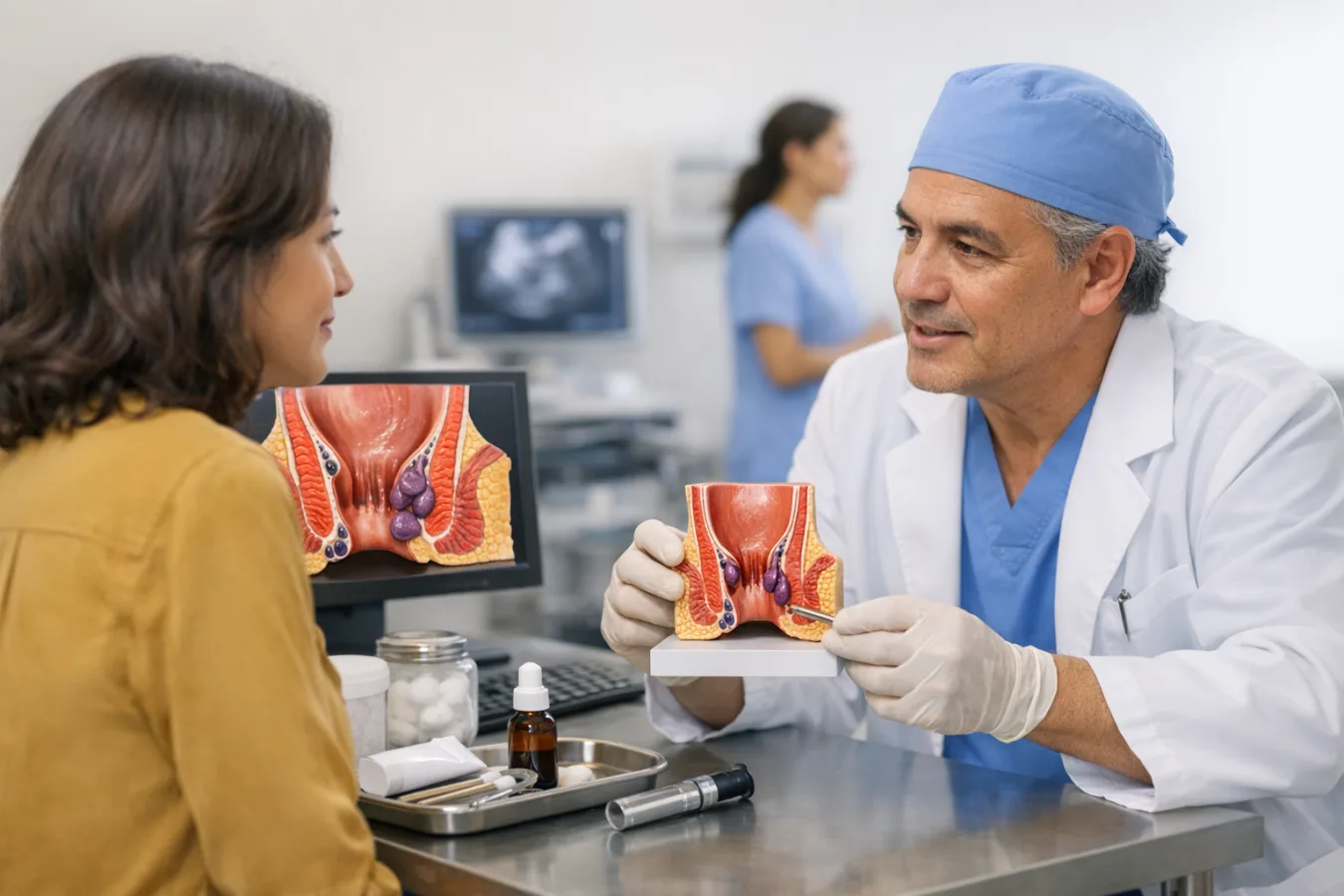 ¿Qué médico trata las hemorroides?